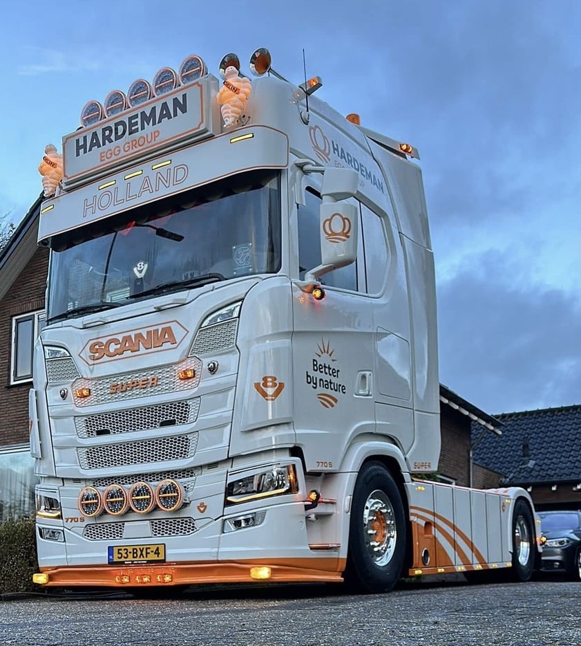 Oldschool Ceiling Lamp, 2pcs - Orange/Red