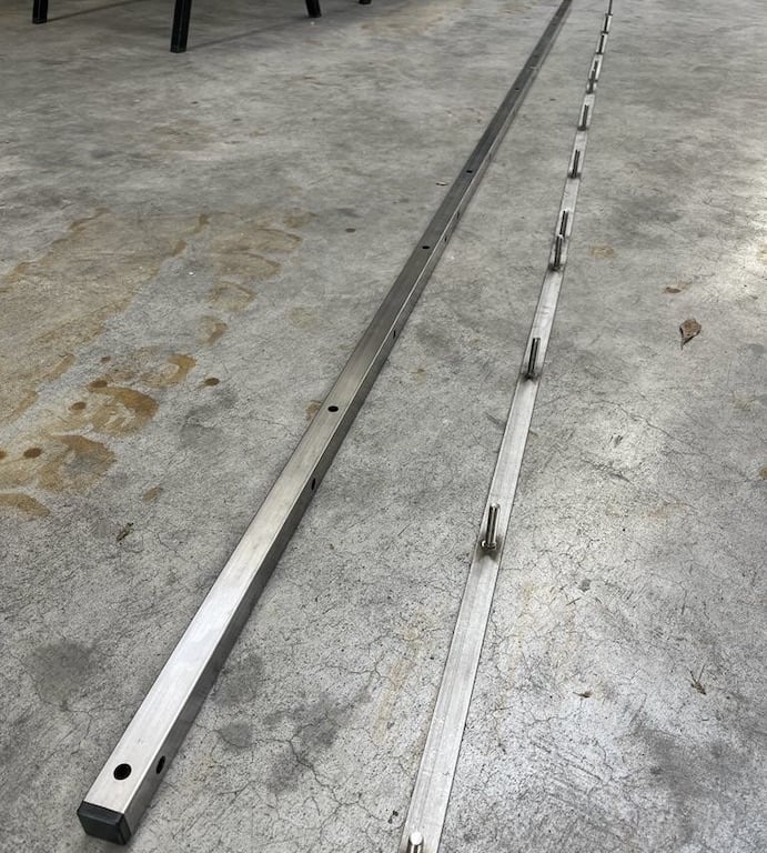 Mounting bracket for 248cm mud flap