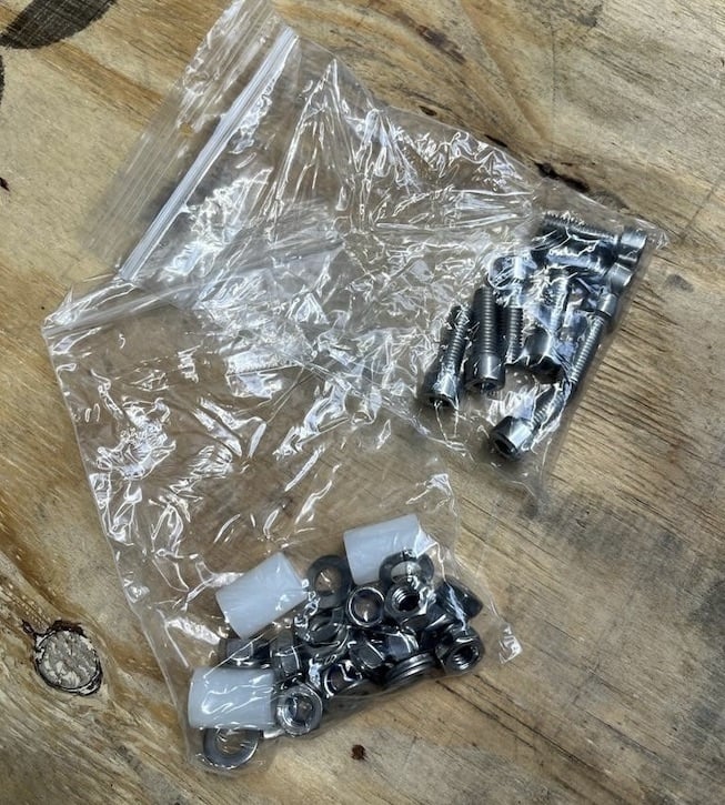 Mounting bracket for 248cm mud flap