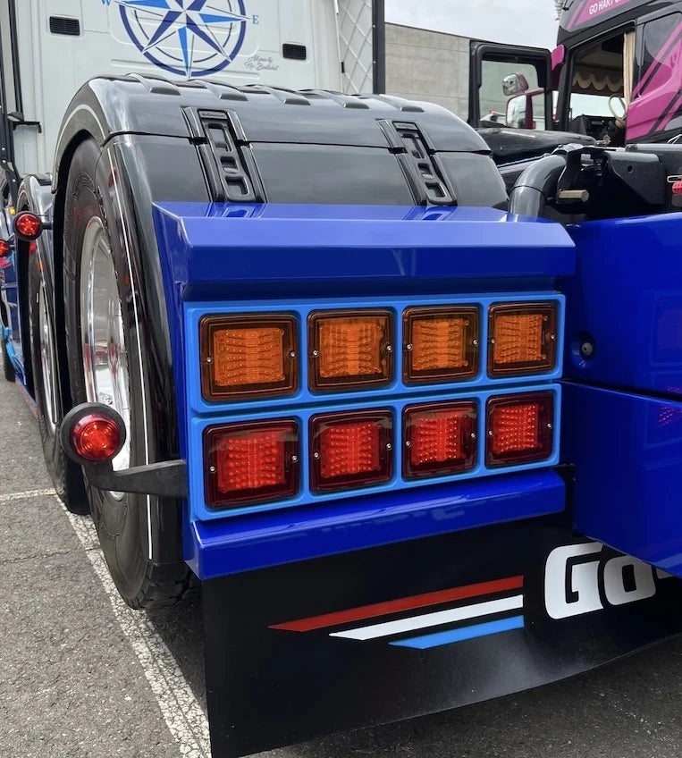 Baklys System Inkl Rammer (Sett) til Scania