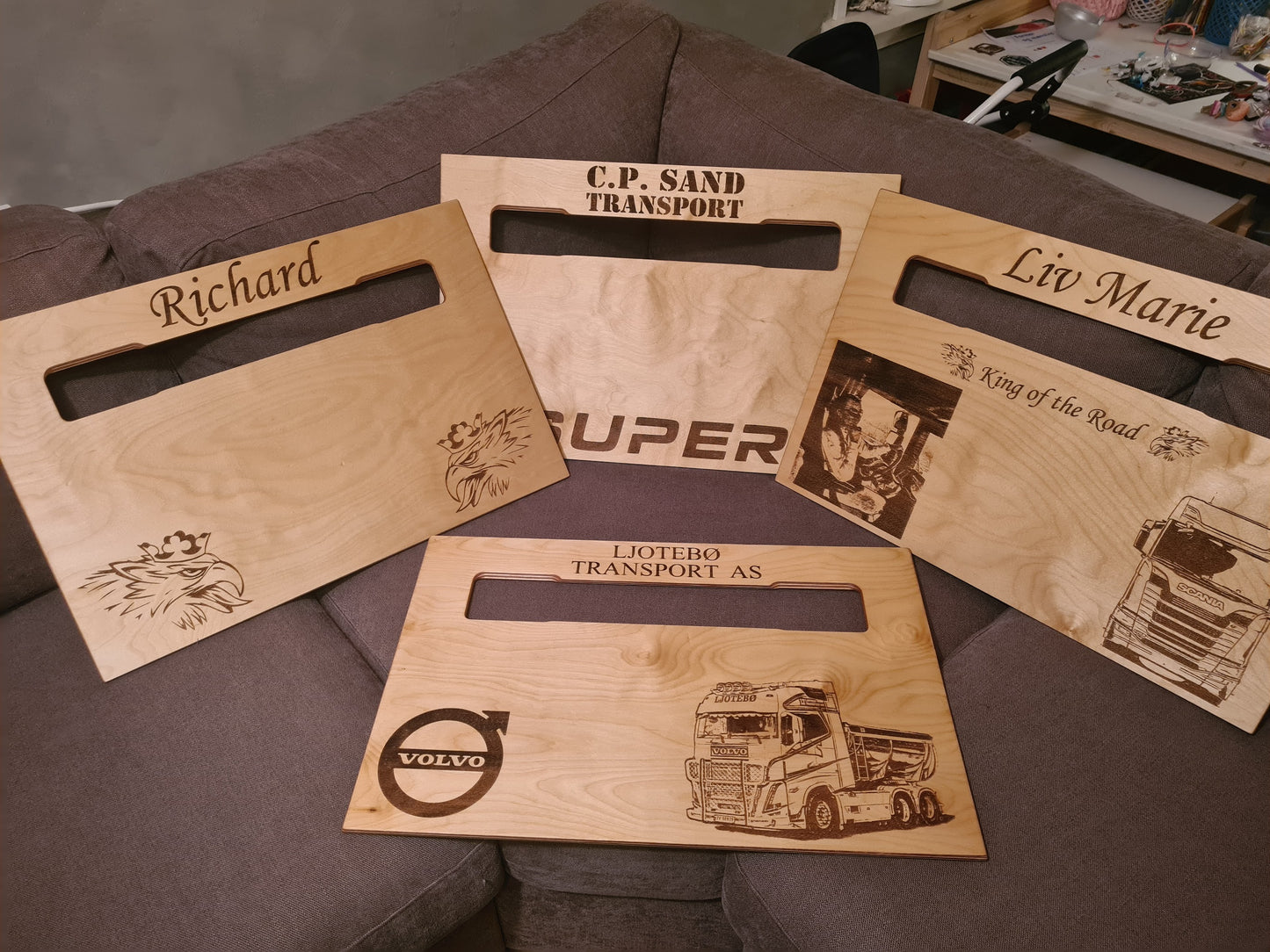 Rattbord til Lastebil med Grafikk - Nyhet!