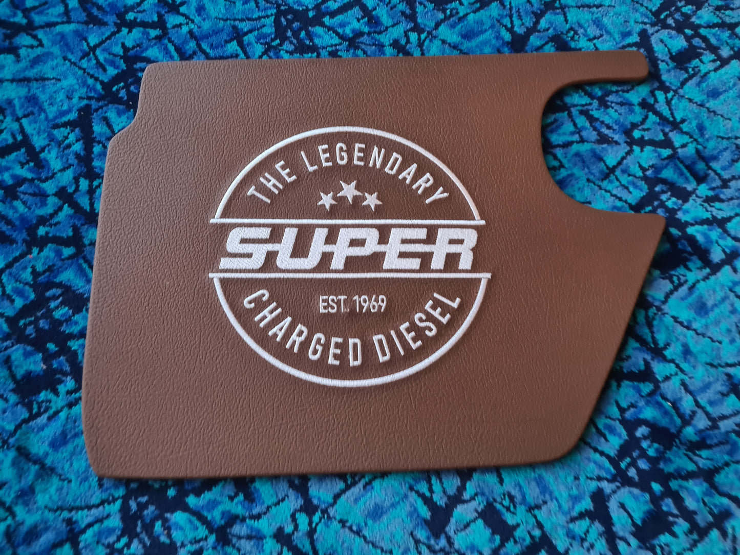 Tabletop Made to order - Leather, Button-stitching, Bus plush