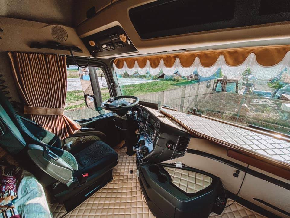 Frontkappe i Stoff til Lastebil/Varebil - Laget på Bestilling