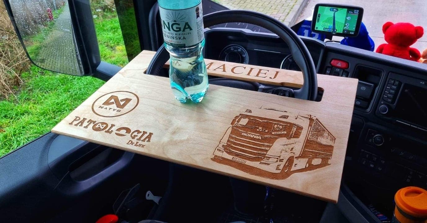 Rattbord til Lastebil med Grafikk - Nyhet!