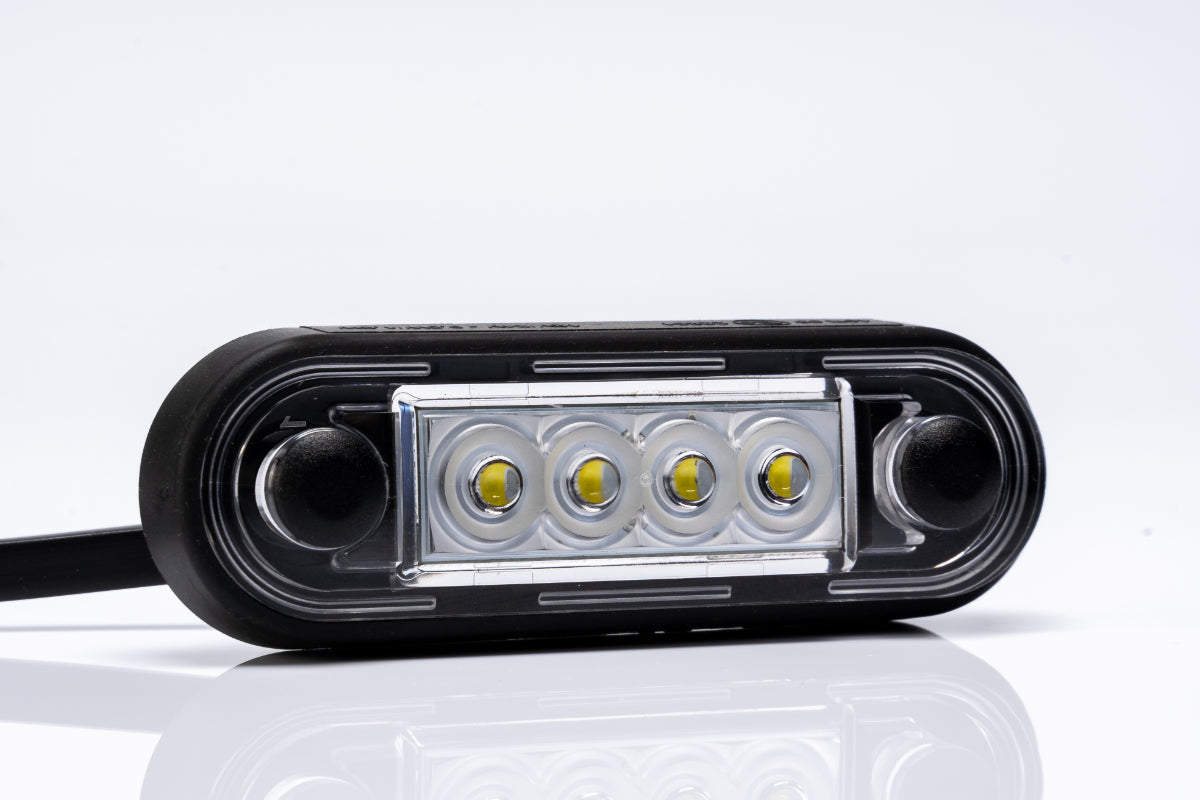 Markeringslys LED 4 Dioder Fristom - Hvit