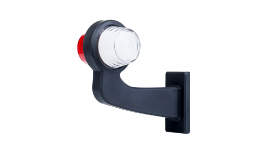 Right LED Marker Light Horpol White/Red - Curved