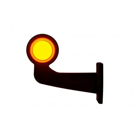 Høyre LED Neon Markeringslys Horpol Oransj/Rød - Buet