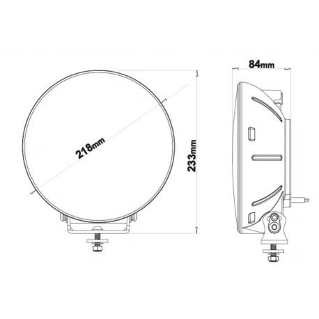 Ledson Sarox9+ 9" LED Ekstralys