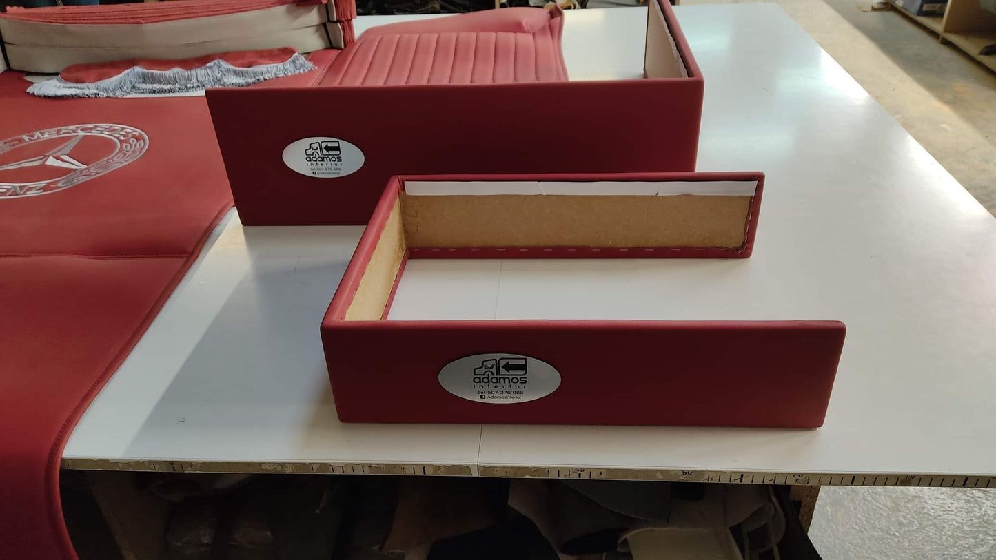 Stolsokkel Trekk Laget på Bestilling - Skinn, Bussplysj, Belysning