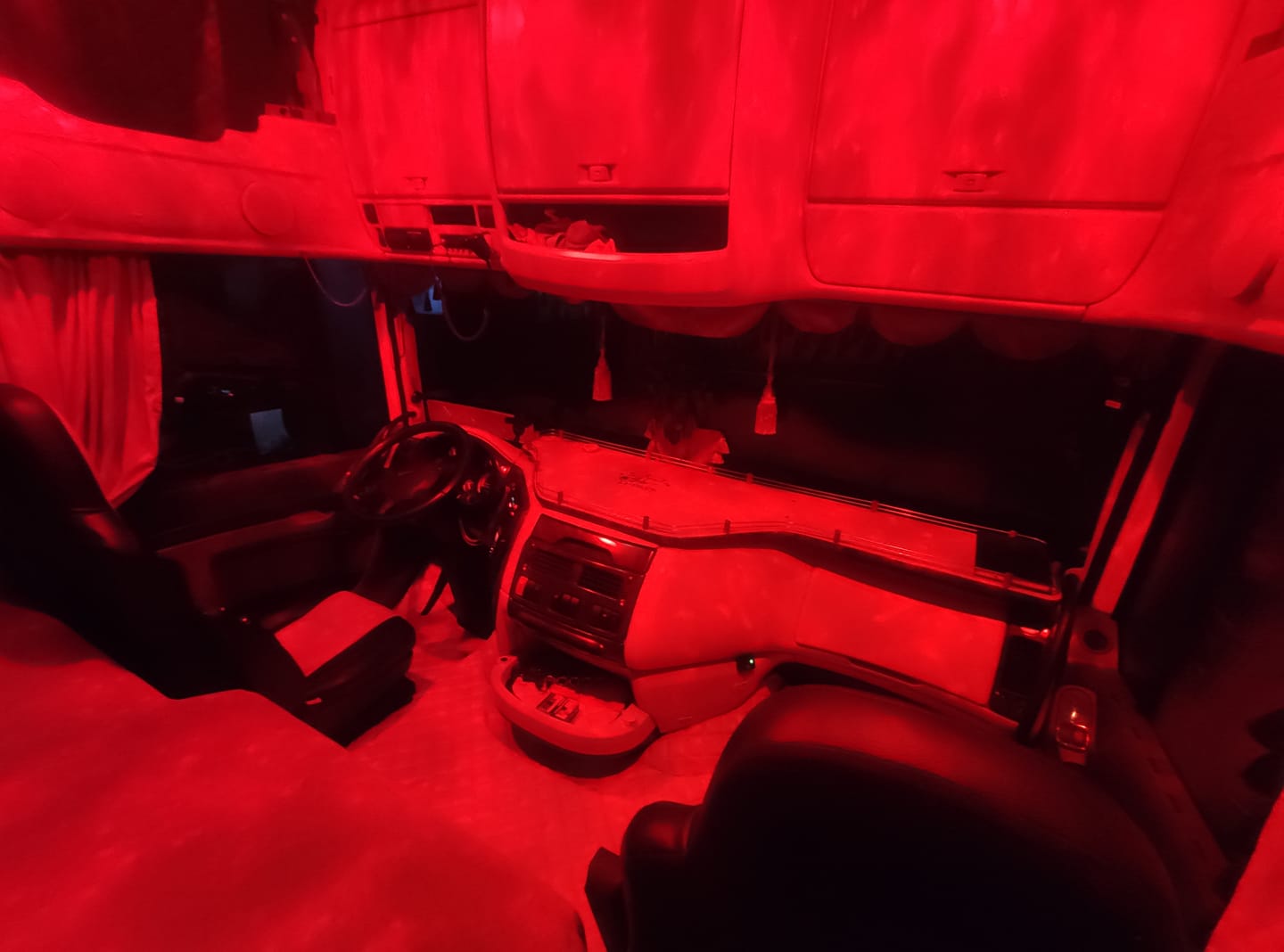 Interiørlampe / Melonlys LED 12/24V - Rød