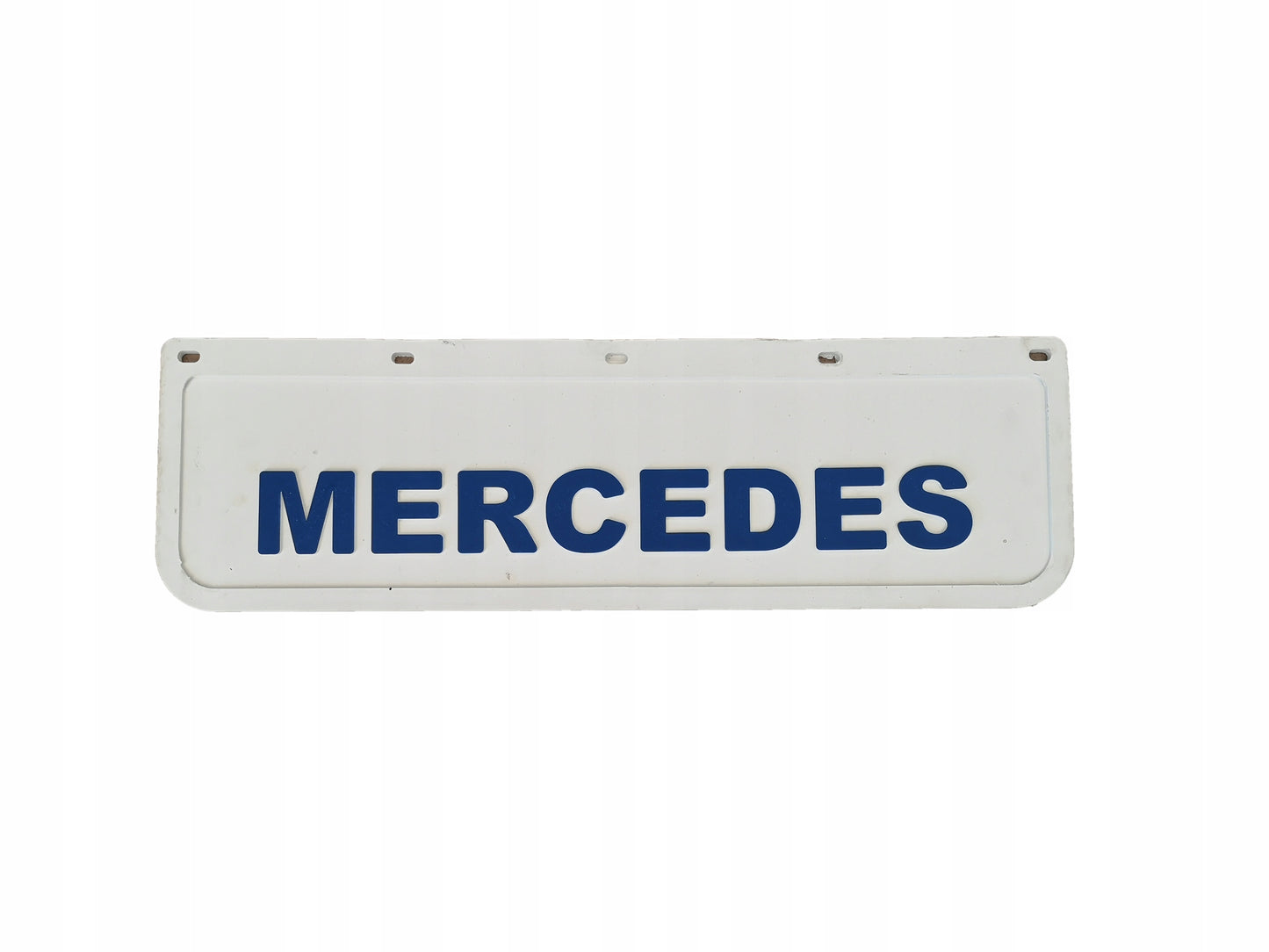 Mud flap Mercedes, 60x18cm - White