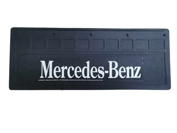 Skvettlapp Mercedes, 52x20cm - Sort