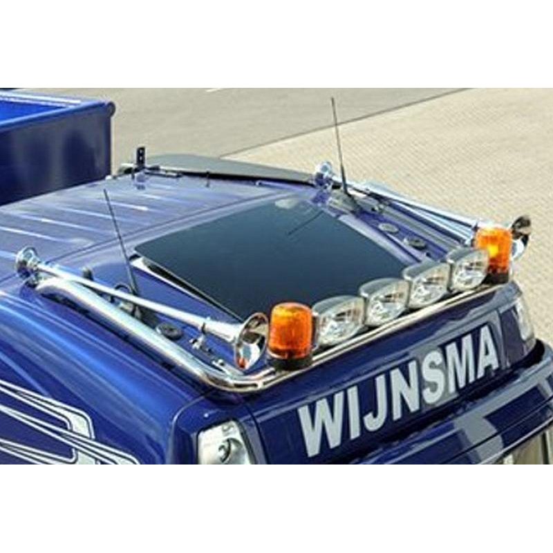 Roof bar in stainless steel/powder coating - Volvo FH4/FH5, Type 2