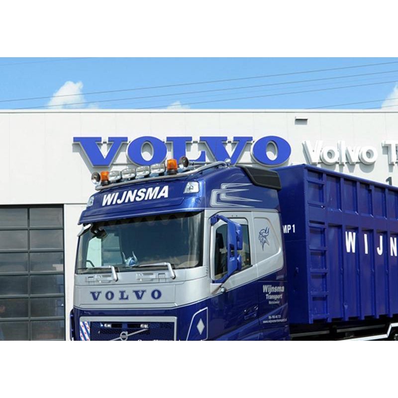 Roof bar in stainless steel/powder coating - Volvo FH4/FH5, Type 2