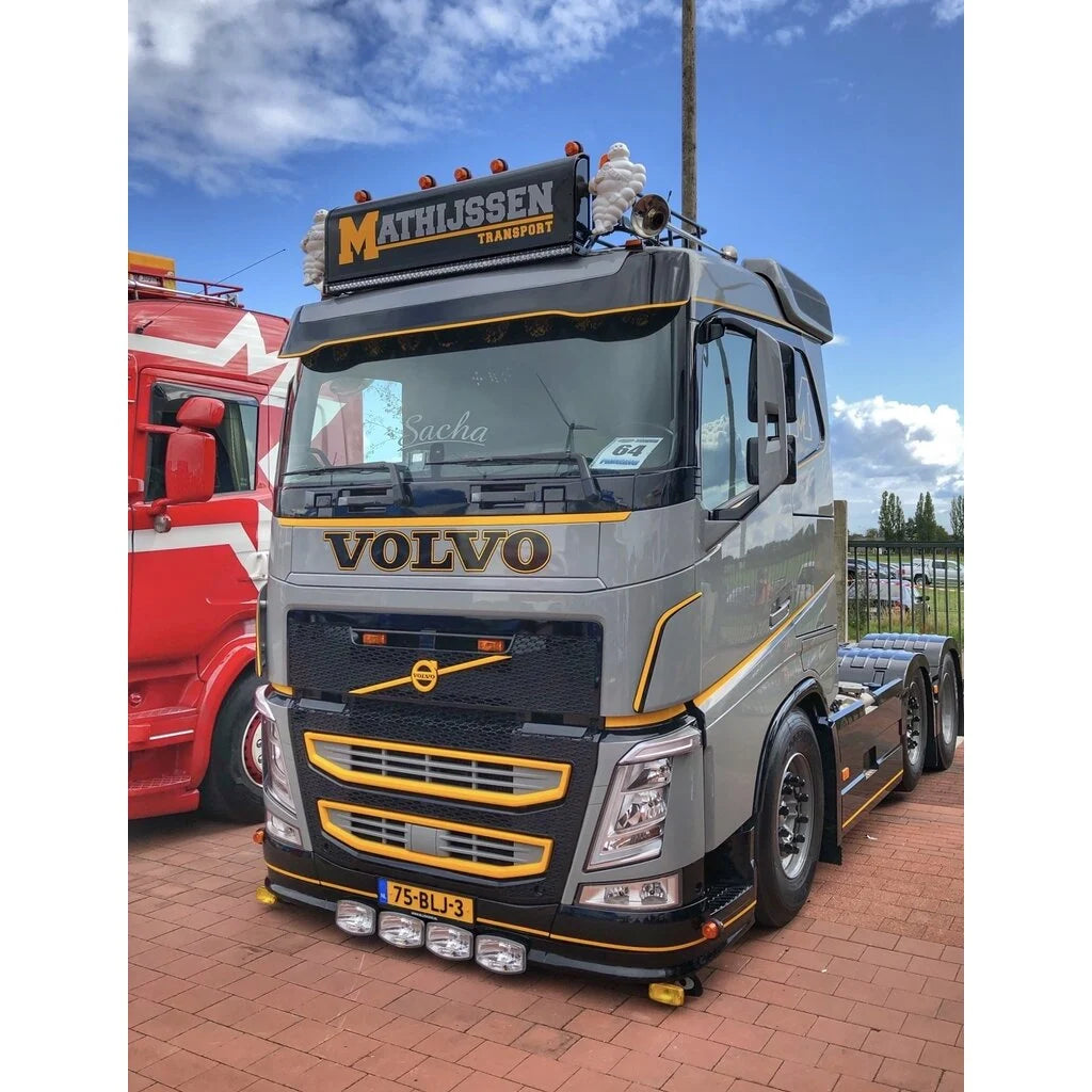 Takkurv / Takgrind, Rustfritt Stål - Volvo FH4/FH5