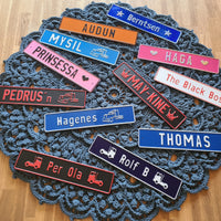 Sjåførskilt/Navneskilt - Aluminiumsplate