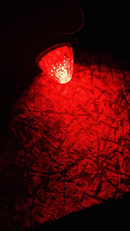 Interiørlampe / Melonlys LED 12/24V, Type 2 - Rød
