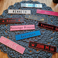 Sjåførskilt/Navneskilt - Aluminiumsplate