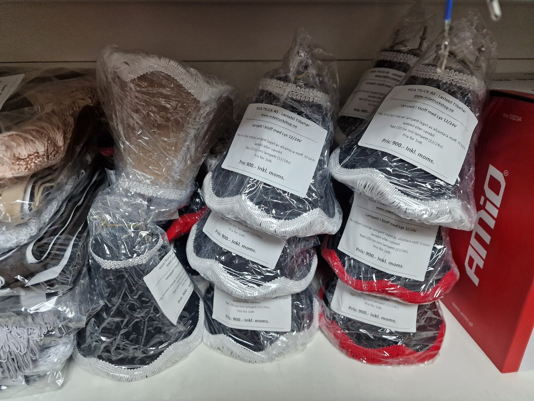 New Lampettes with LED lights in Fabric/Bus Plush - Ready for Shipping!