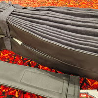 New Black Curtain Set in Standard Fabric/Leather - Ready to Ship!