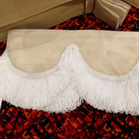 New Beige Curtain Set in Standard Fabric/Leather - Ready to Ship!