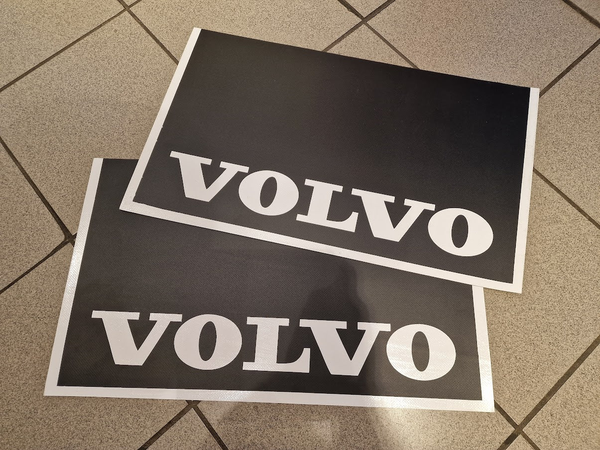 Mudflaps Volvo Embossed/Painted, 60x35cm - 2 pcs