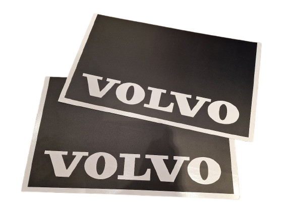 Mudflaps Volvo Embossed/Painted, 60x35cm - 2 pcs
