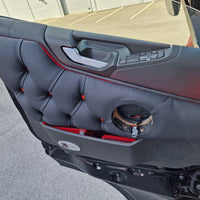 Door covers made to order - lighting, button fastening, smooth