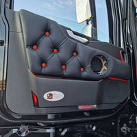 Door covers made to order - lighting, button fastening, smooth