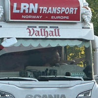 Gardinsett i Stoff til Lastebil/Varebil, Type 2 - Rød/Rød