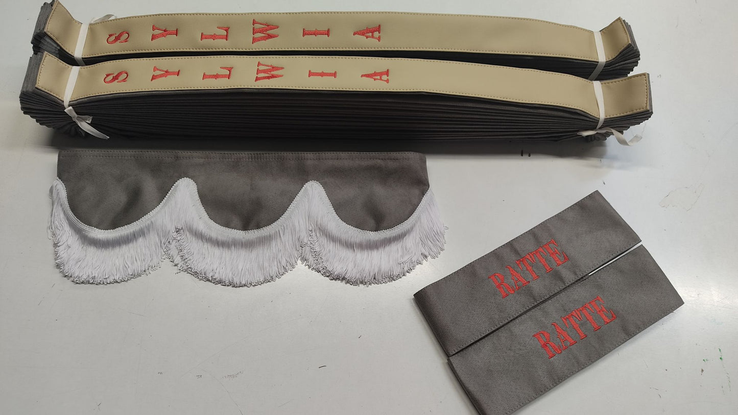 Frontkappe i Stoff til Lastebil/Varebil - Laget på Bestilling