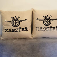 Decorative Cushion in Fabric/Bus Plush, 40x40cm - Made to Order