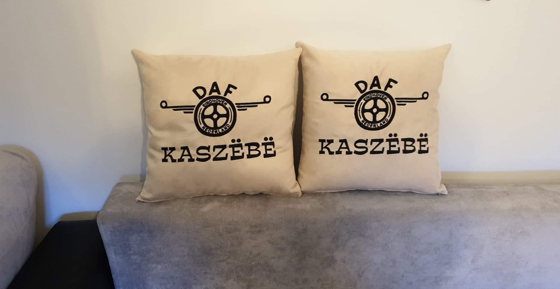 Decorative Cushion in Fabric/Bus Plush, 40x40cm - Made to Order