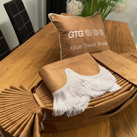 Decorative Cushion in Fabric/Bus Plush, 40x40cm - Made to Order