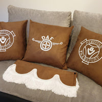 Decorative Cushion in Fabric/Bus Plush, 40x40cm - Made to Order