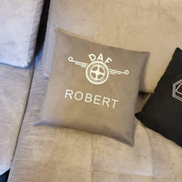 Decorative Cushion in Fabric/Bus Plush, 40x40cm - Made to Order