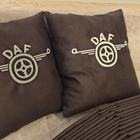 Decorative Cushion in Fabric/Bus Plush, 40x40cm - Made to Order