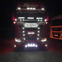 Opplyst SCANIA LED-Logo, 12/24v, RGB