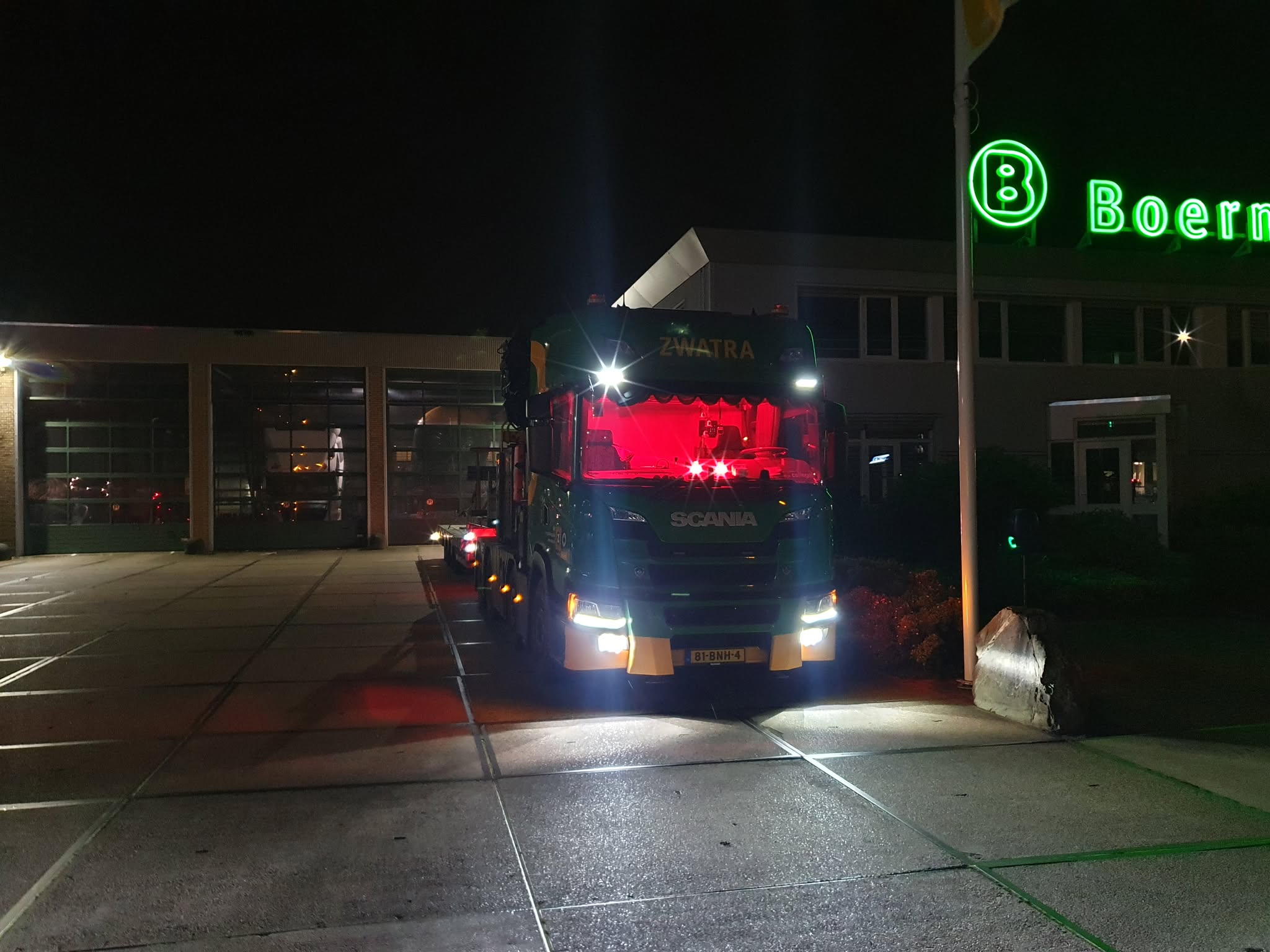 Interiør LED-Innsatser, Hvit/Rød, 2stk - Scania Nextgen