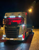 Interiør LED-Innsatser, Hvit/Rød, 2stk - Scania Nextgen