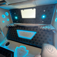 Taktrekk Laget på Bestilling - Belysning, Knappestopping, Bussplysj