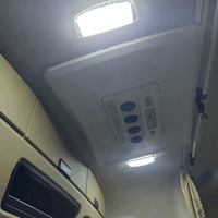 Interior LED Inserts, White/Red, 2pcs - Mercdes Actros MP4/MP5