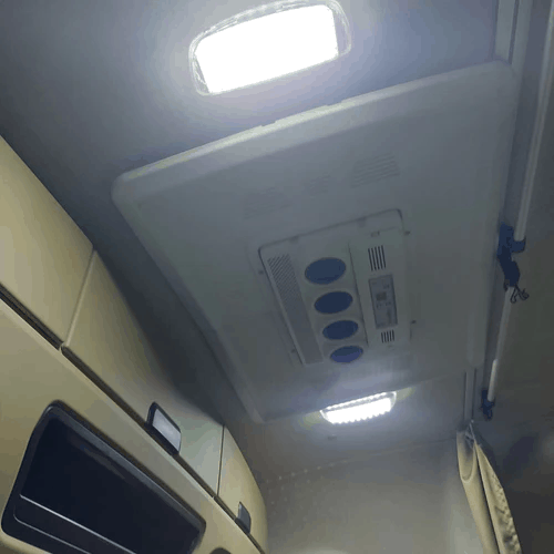 Interior LED Inserts, White/Red, 2pcs - Mercdes Actros MP4/MP5