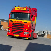 Mounting Bracket for Double Burners, Behind Sign Frame - Black