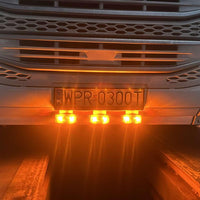 Mounting Bracket for Double Burners, Behind Sign Frame - Black