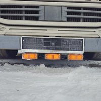 Mounting Bracket for Double Burners, Behind Sign Frame - Black