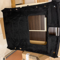 Alcantara with Sponge, for Headliner / Other Elements - Charcoal