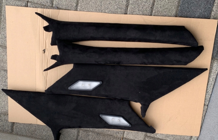 Alcantara with Sponge, for Headliner / Other Elements - Charcoal