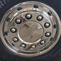 Hjulkapsel Foran i Rustfritt Stål, MERCEDES - 22.5