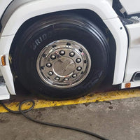 Hjulkapsel Foran i Rustfritt Stål, IVECO - 22.5